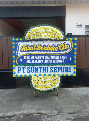 Papan Bunga Duka di Medang Deras