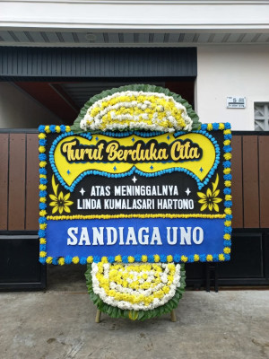Papan Bunga Duka di Medang Deras